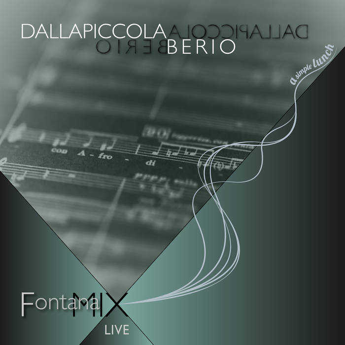 Copertina dell'album del FontanaMIXensemble Dallapicola Berio