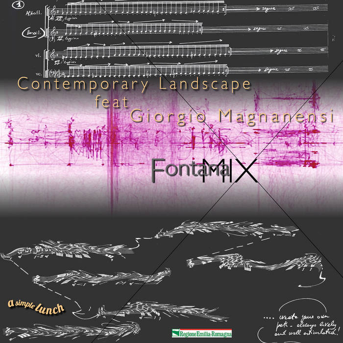 Copertina dell'album del FontanaMIXensemble Contemporary Landscape feat. Giorgio Magnanensi